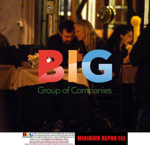 Joely Richardson and Evgeny Lebedev Romantic Dinner Date