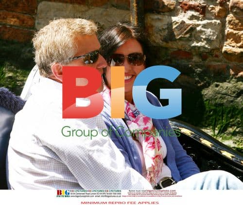 Colin Montgomerie and wife Gaynor Knowles in Venice