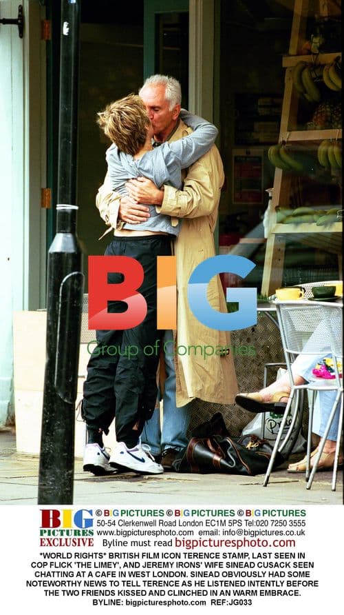Terence Stamp and Sinead Cusack Seen at Cafe in West London