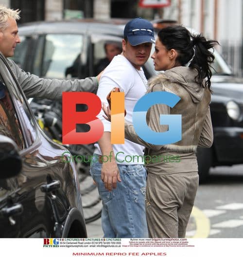 Jordan and Peter Andre at Medical Center