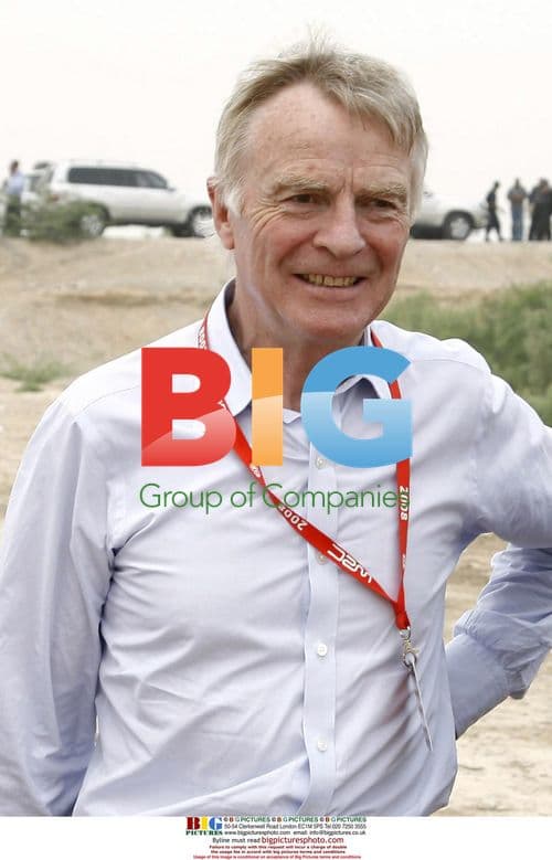 Max Mosley at Middle Eastern Rally