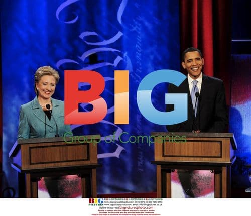 Clinton and Obama at 2008 Philadelphia Debate