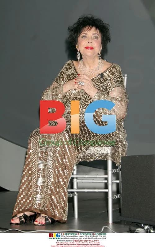 Elizabeth Taylor at Fashion Fundraiser
