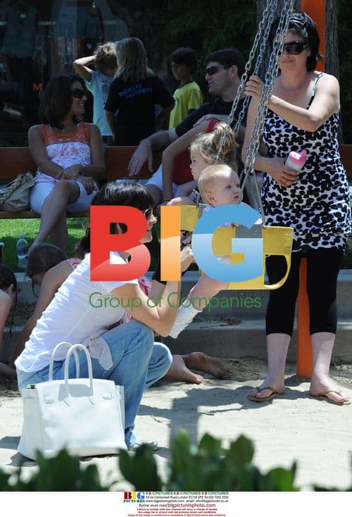 Rosetta Getty and daughter in Malibu