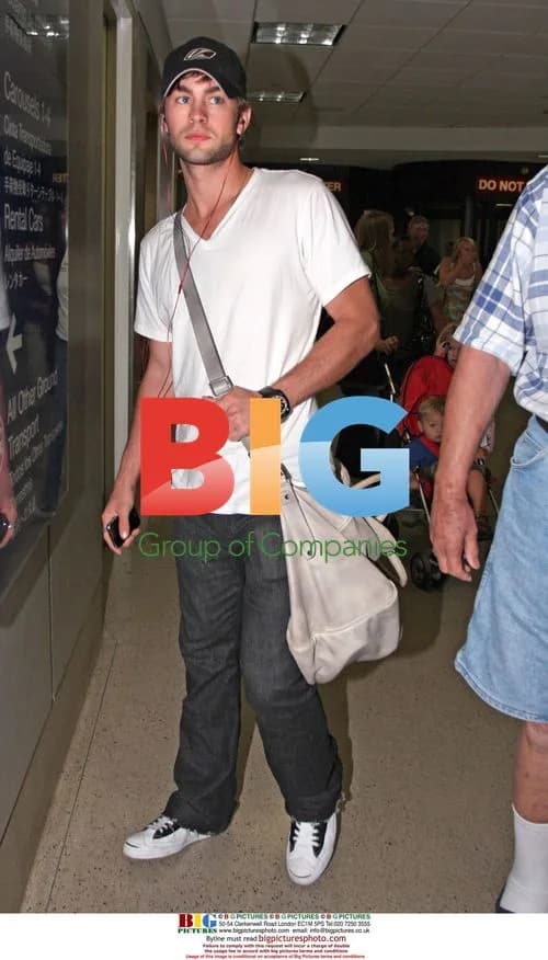 Chace Crawford Arrives at LAX
