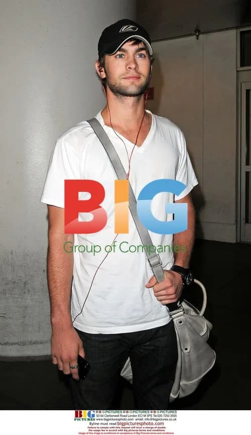 Chace Crawford Arrives at LAX