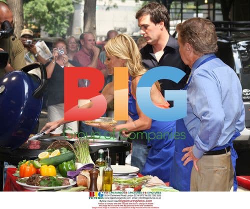 Jimmie Johnson Grills with Regis and Kelly