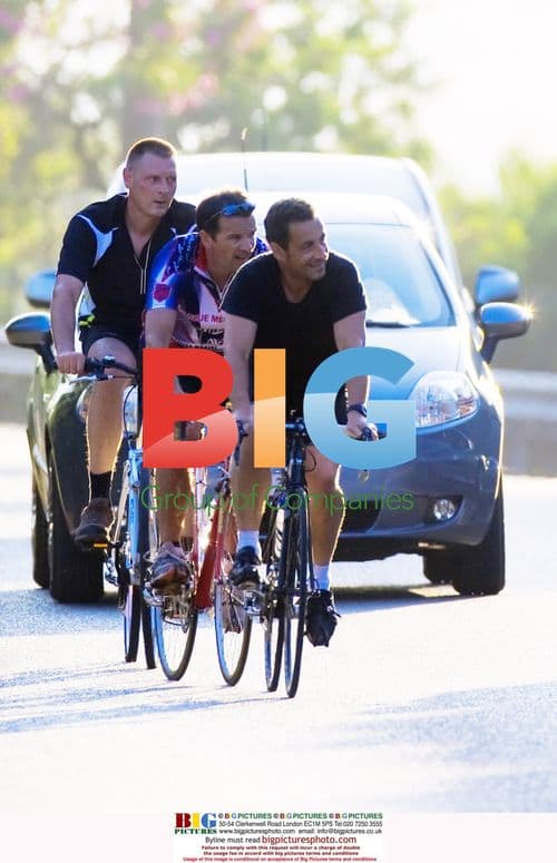 Sarkozy Cycling on Campaign