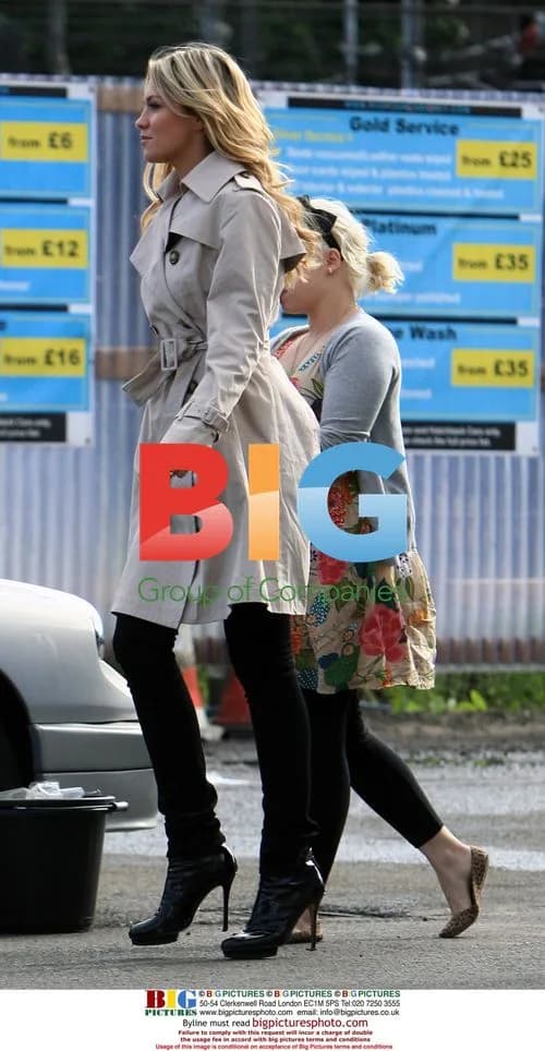 Abigail Clancy on set of 'The Fashion Project'