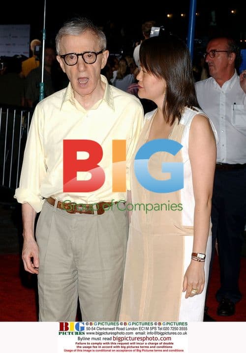 Woody Allen and Soon Yi at VICKY CRISTINA BARCELONA premiere