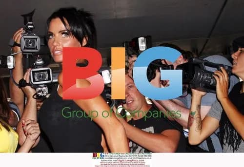 Katie Price and Peter Andre Arrive at LAX