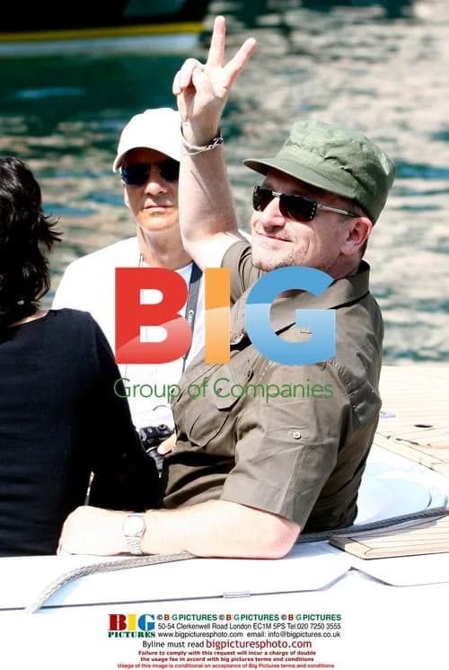 Bono on Holiday with Wife in Portofino