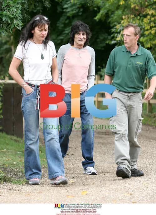 Ronnie Wood out for a stroll in London