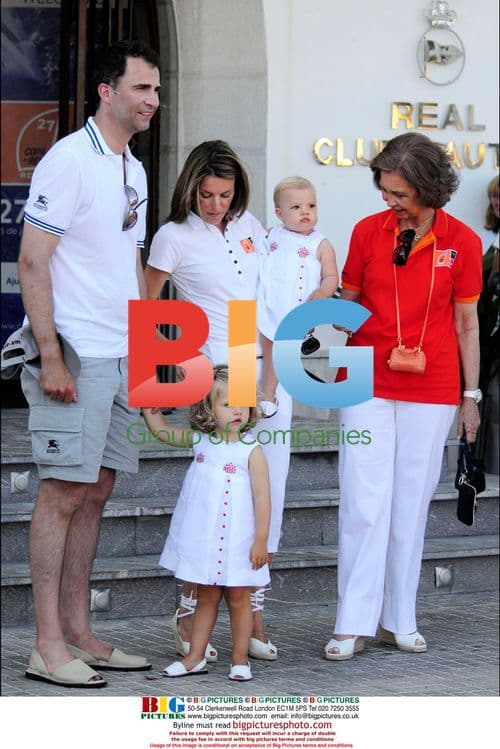 Prince Felipe's Family at Yacht Race