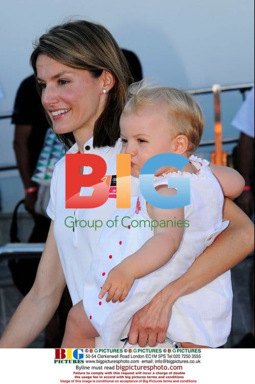 Prince Felipe's Family at Yacht Race