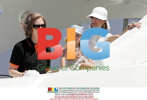 Princess Letizia, Queen Sofia, and Infant Leonor at Yacht Race