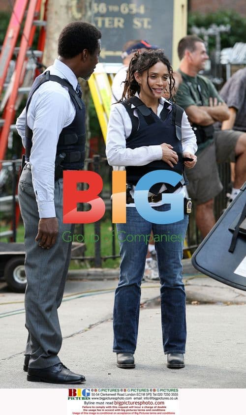 Lisa Bonet Filming 'Life on Mars' in NYC