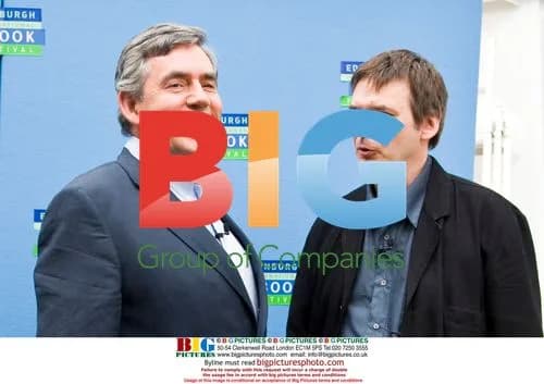 Prime Minister Gordon Brown at Edinburgh Book Festival