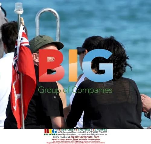 Bono and Family in Saint Tropez