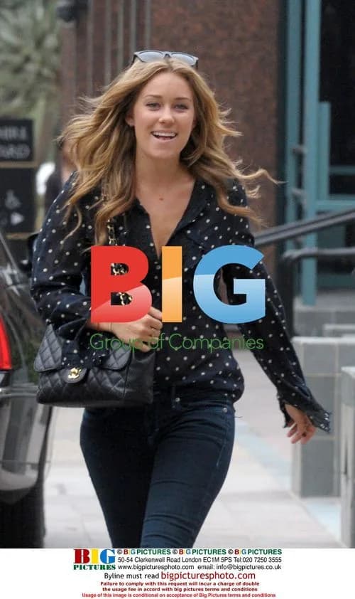 Lauren Conrad Visits E! Channel Office