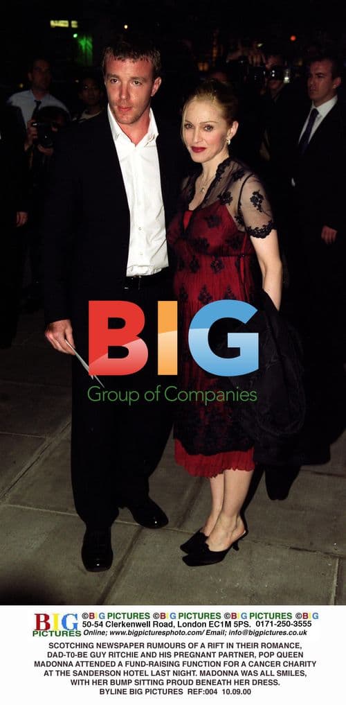 Madonna and Guy Ritchie at Charity Event