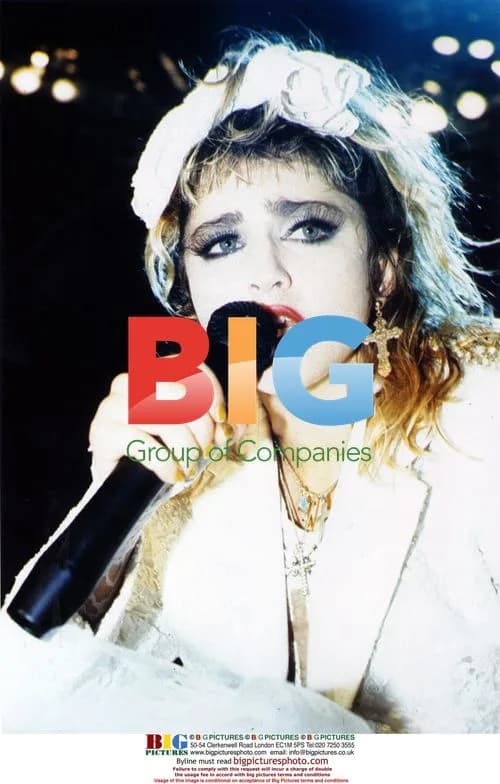 Madonna Performing on 'Like a Virgin' Tour