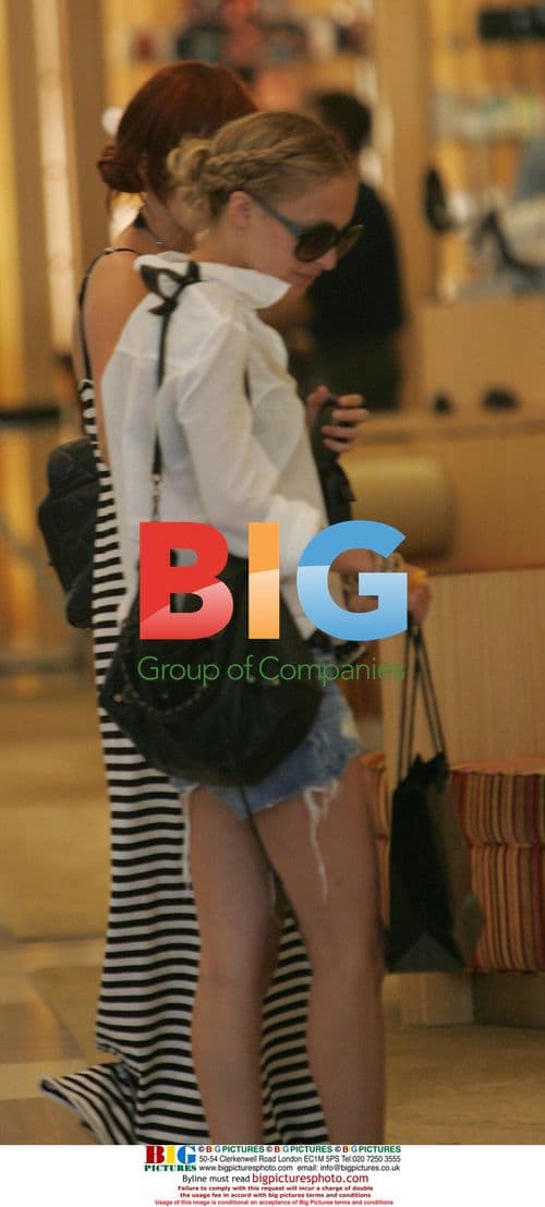 Ashlee Simpson and Nicole Richie Shop at Barneys