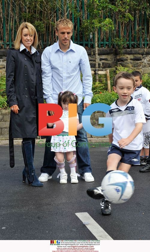 Everton's Phil Neville and Family Fundraising