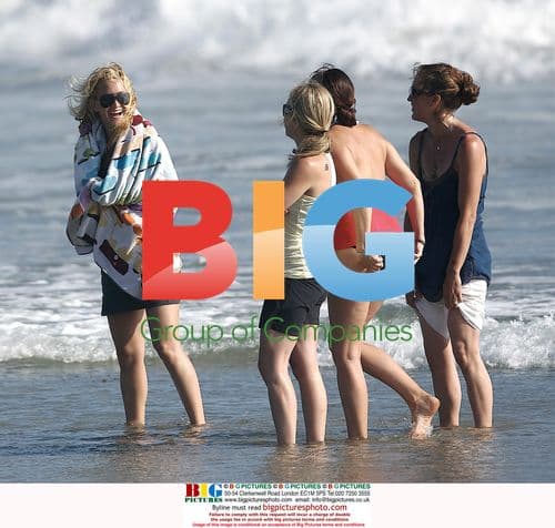 Kate Hudson and Family at Malibu Beach