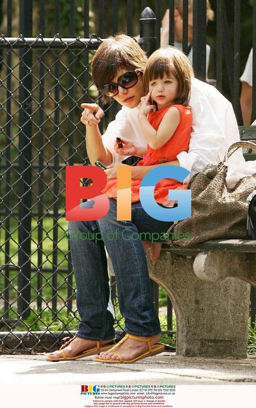 Tom Cruise and Family in Central Park