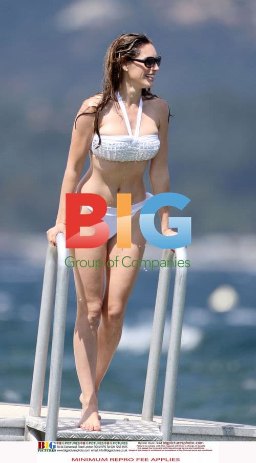 Kelly Brook in St Tropez after split
