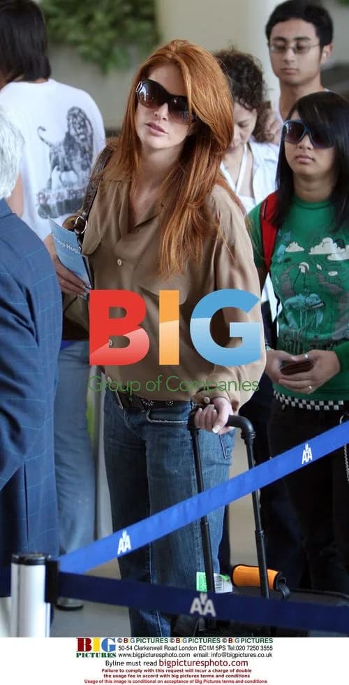 Angie Everhart Waits at LAX Airport