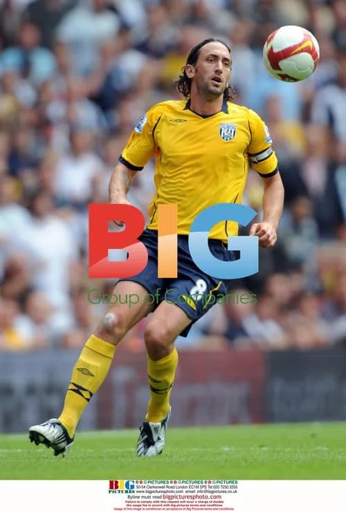 Jonathan Greening (WBA) at Arsenal vs West Brom