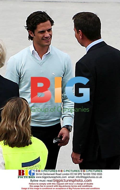 Swedish prince Carl Philip at Euro 2008