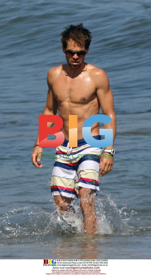 Lauren Conrad's Boyfriend Kyle Howard and Patrick Renna at Malibu Beach