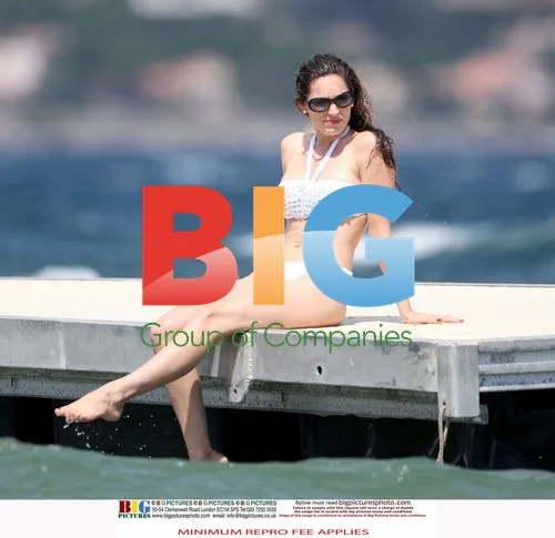 Kelly Brook on Vacation in St Tropez