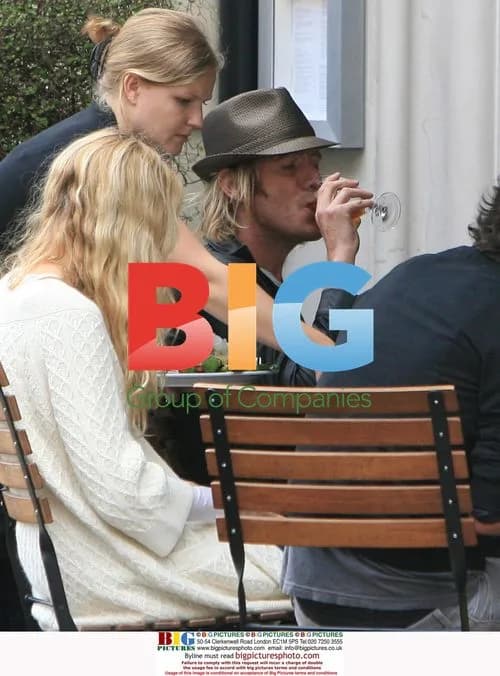 Kimberly Stewart and Rhys Ifans Lunch in London