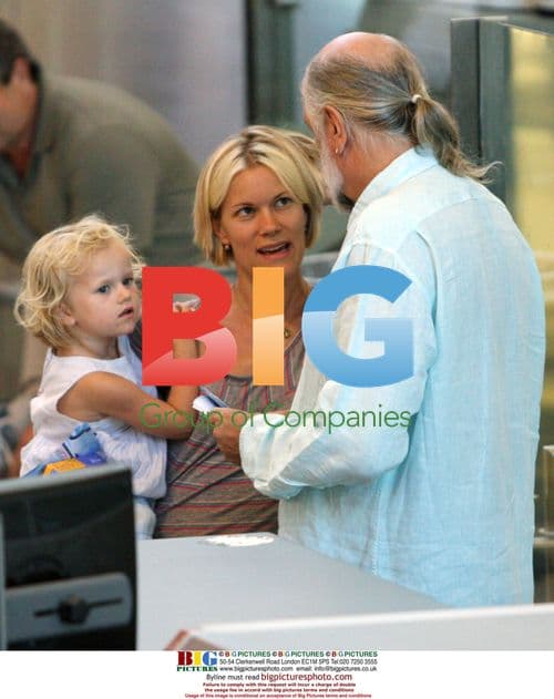 Mick Fleetwood Departs LAX with Ladies