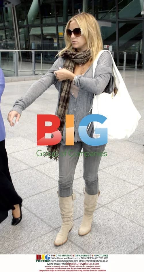 Kate Hudson arrives in UK