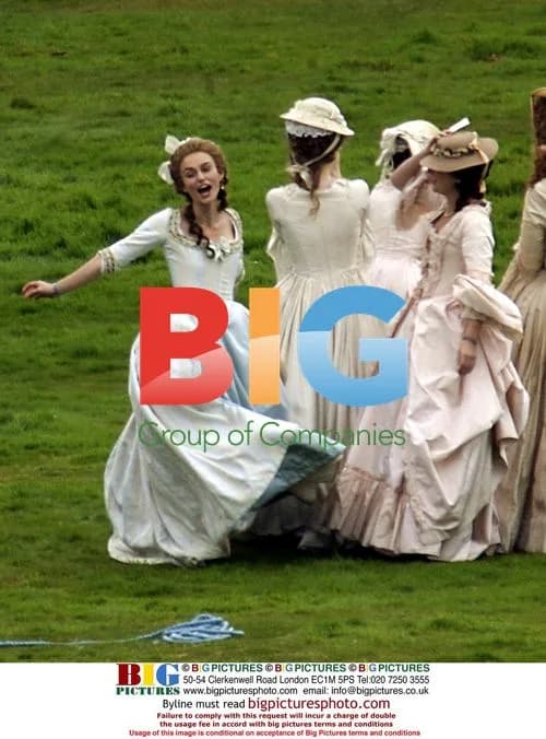 Keira Knightley on set of 'The Duchess'