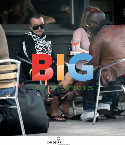 Julian MacDonald & Boyfriend in North London