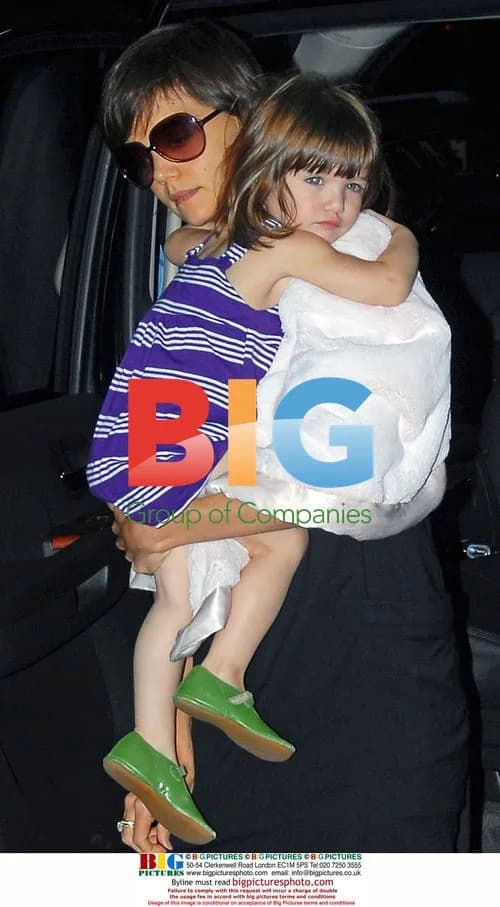 Katie Holmes and Daughter Suri at NYC Art Studio