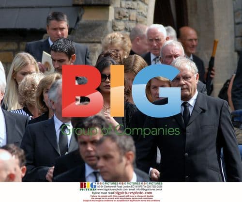 Catherine Zeta Jones Arrives at Grandmother's Funeral