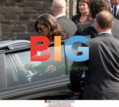 Catherine Zeta Jones at Grandmother's Funeral
