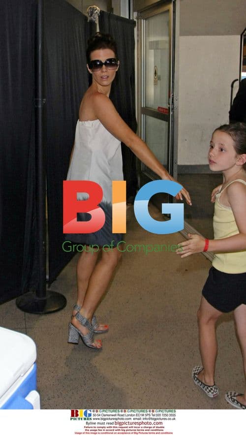 Kate Beckinsale & family at LAX