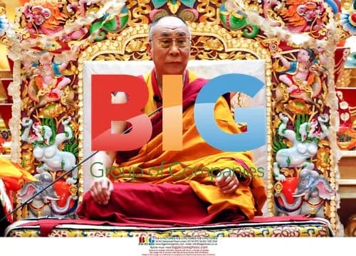 Carla Bruni-Sarkozy Meets Dalai Lama at Buddhist Temple