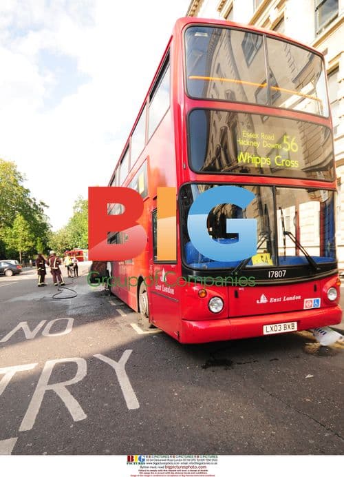 London Bus Fire Incident