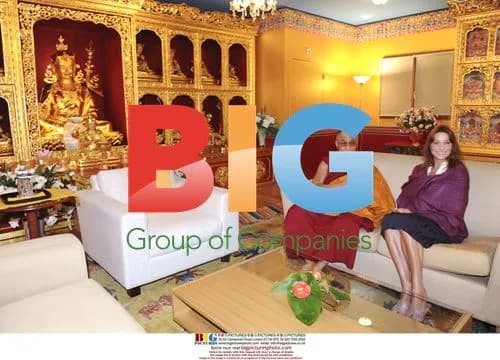 Carla Bruni-Sarkozy Visits Buddhist Temple