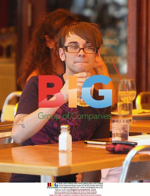 Christian Siriano has lunch in Soho