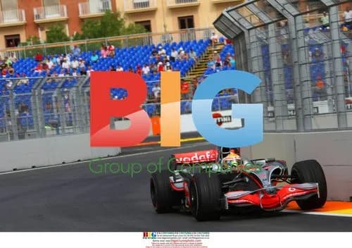 Lewis Hamilton at European F1 Grand Prix